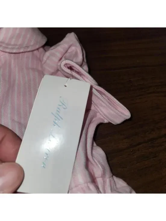 Lot of 2 NEW Polo Raloh Lauren 18 Month Old Girl Summer Dresses w/ Match Shorts - Picture 7 of 12